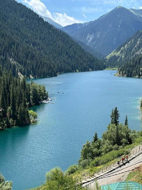 Almaty 1-Day Tour: Kolsay, Kaindy & Charyn Black Canyon - Kaindy Lake and the UAZ ride