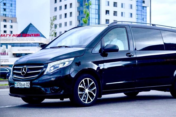 Almaty Airport Transfer Mercedes V-Class - A calm first ride into Almaty