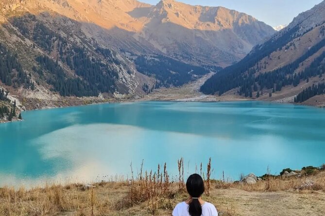 Almaty lake - Leaving Almaty for the Tien Shan foothills