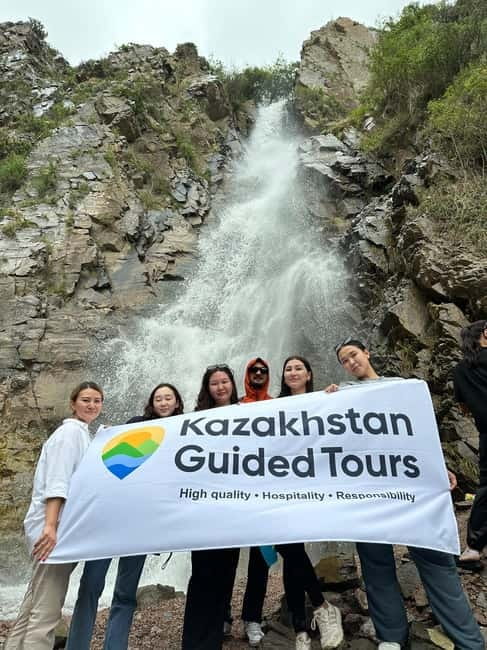 Almaty: Lake Issyk with Turgen Waterfall Day Tour - A local restaurant stop after the hike