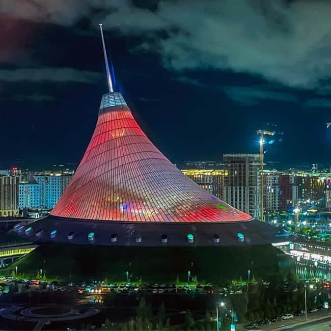 Astana City Tour: Certified Guide+Winetasting+All Inclusive - Bayterek is the best place for a city view