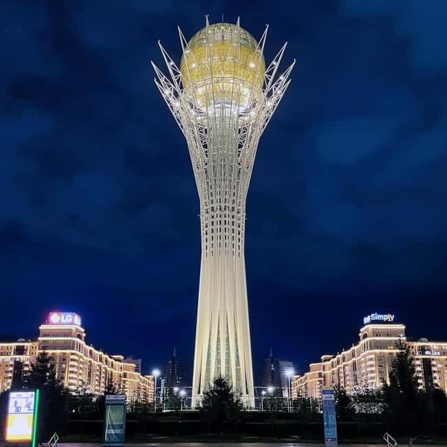 Astana City Tour: Explore Night City with a Certified Guide - Baiterek Tower and the symbols of the capital