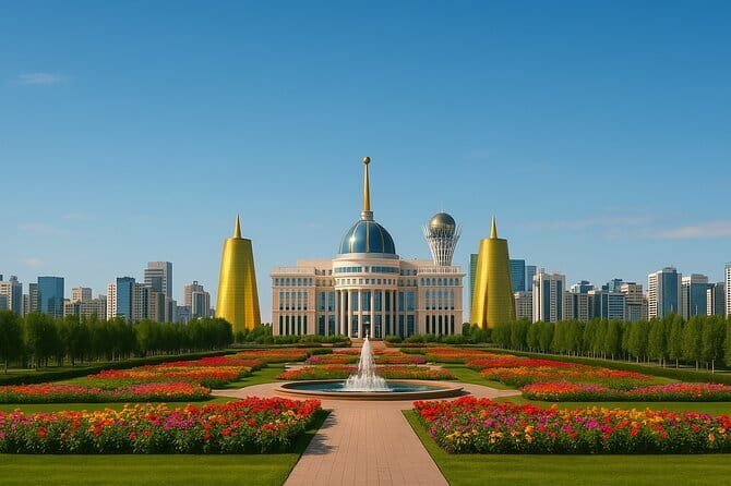 Guided Night Time Tour of Astana in a Private Car - Hazret Sultan Mosque and a look at the city’s religious architecture