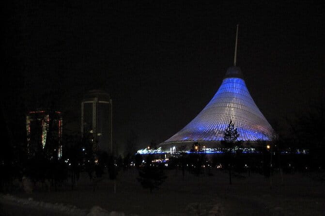 Guided Night Time Tour of Astana in a Private Car - What the private car adds