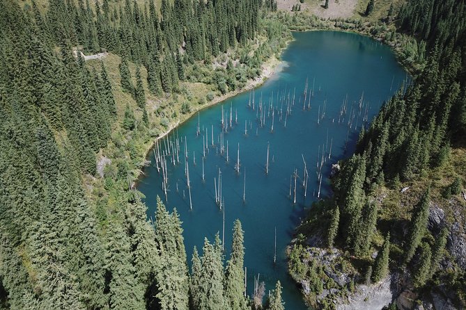 Kolsai and Kaindy lakes, via Charyn canyon. Private Day Tour from Almaty - Leaving Almaty at 5 a.m. for the eastern road