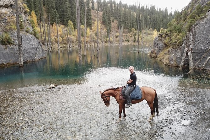 Kolsai and Kaindy lakes, via Charyn canyon. Private Day Tour from Almaty - Saty village and lunch with a Kazakh family