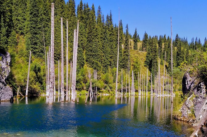 Kolsai & Kaindy Lakes + Charyn Canyon private 2-day tour - Kolsai Lake and the first mountain-water view