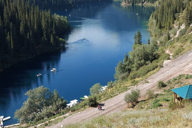 Personalized guided Car Tours to Charyn Canyon & Kolsay Lake - The 1.5-hour road toward Kolsay River