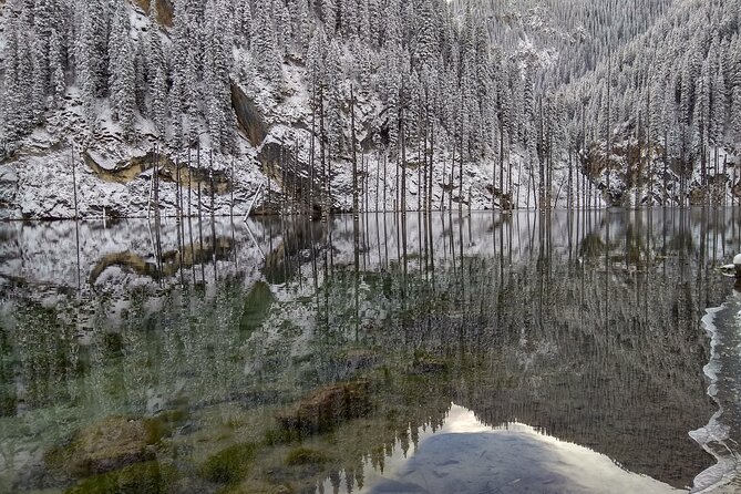 Private DayTour - Pearl Lakes Kolsai & Kaindy (Flooded Forest) via Charyn Canyon - Kolsai Lake and its changing water color