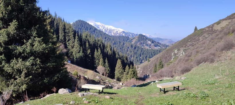 Skyline Hike in Almaty: Bukreev Peak - Lesnoy Pass and the mountain plateau